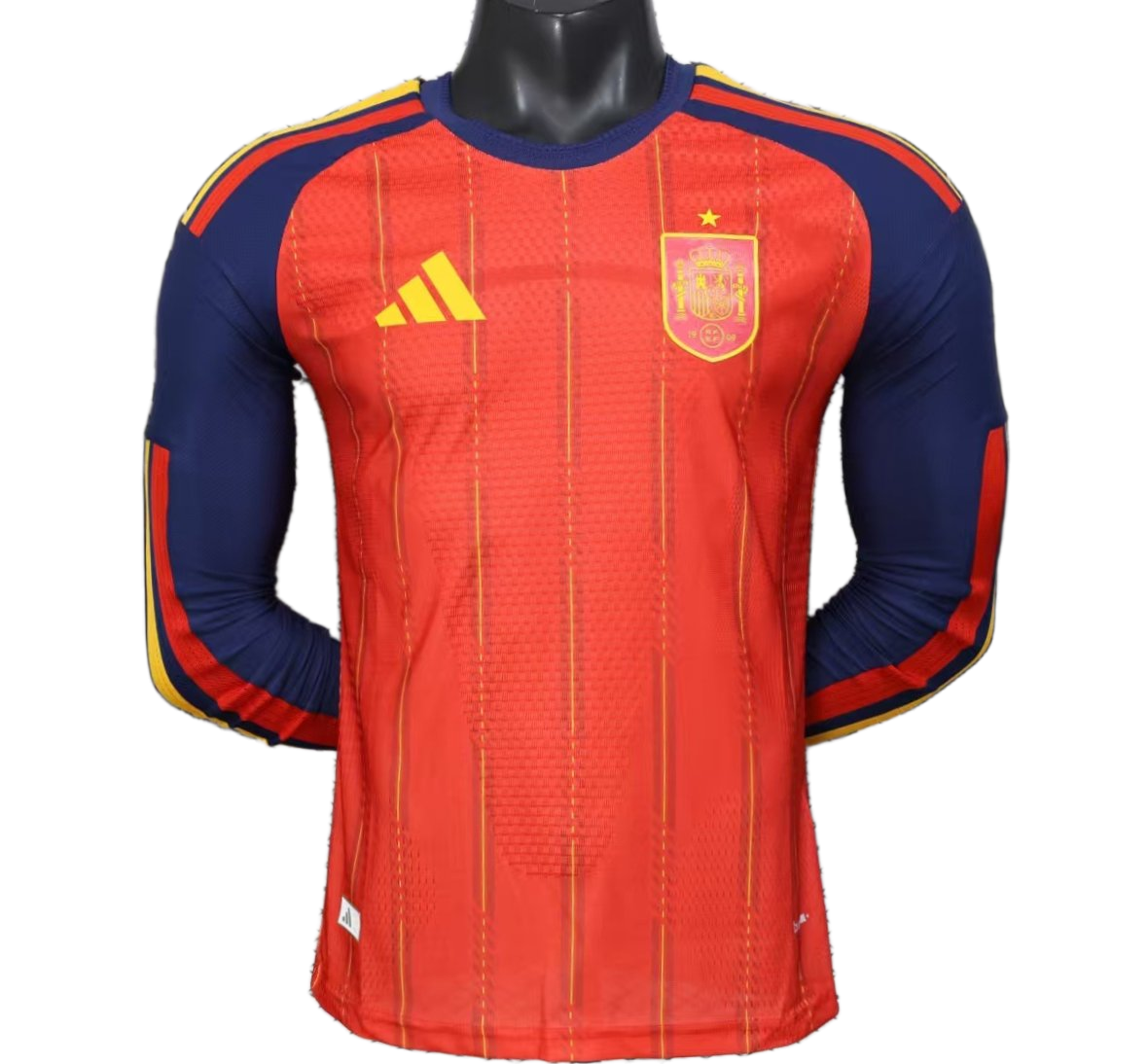 Spain 2026 Home Jersey – Player Version – Long Sleeve – Red