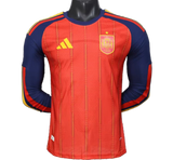Spain 2026 Home Jersey – Player Version – Long Sleeve – Red