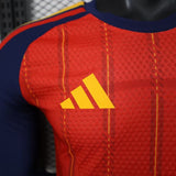 Spain 2026 Home Jersey – Player Version – Long Sleeve – Red