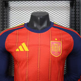 Spain 2026 Home Jersey – Player Version – Long Sleeve – Red