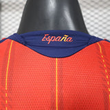 Spain 2026 Home Jersey – Player Version – Long Sleeve – Red