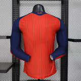 Spain 2026 Home Jersey – Player Version – Long Sleeve – Red