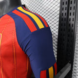 Spain 2026 Home Jersey – Player Version – Long Sleeve – Red