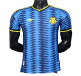 Colombia 2026 Away Jersey – Player Version – Blue – Zigzag Wave Pattern