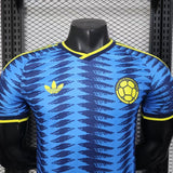 Colombia 2026 Away Jersey – Player Version – Blue – Zigzag Wave Pattern