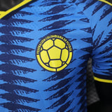 Colombia 2026 Away Jersey – Player Version – Blue – Zigzag Wave Pattern