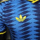 Colombia 2026 Away Jersey – Player Version – Blue – Zigzag Wave Pattern