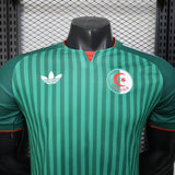 Algeria 2026 Home Jersey – Player Version – Green – Vertical Stripe Pattern