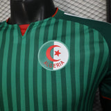 Algeria 2026 Home Jersey – Player Version – Green – Vertical Stripe Pattern