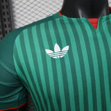 Algeria 2026 Home Jersey – Player Version – Green – Vertical Stripe Pattern