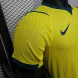Brasil 2026 Camiseta local – Versión jugador – Amarillo