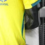 Brasil 2026 Camiseta local – Versión jugador – Amarillo
