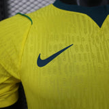 Brasil 2026 Camiseta local – Versión jugador – Amarillo