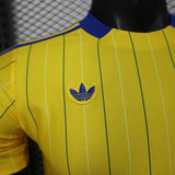 Leeds United 2025/26 Home Jersey – Player Version – Retro Version – Yellow