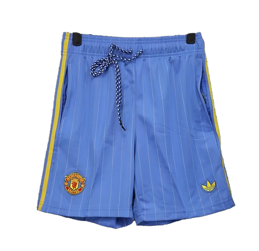 Manchester United 1990 Shorts – Player Version – Retro Version – Blue