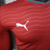 Portugal 2026 Camisola principal – Versão jogador – Manga comprida – Vermelho