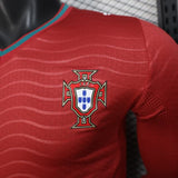 Portugal 2026 Home Jersey – Player Version – Long Sleeve – Red