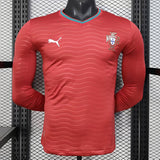 Portugal 2026 Home Jersey – Player Version – Long Sleeve – Red