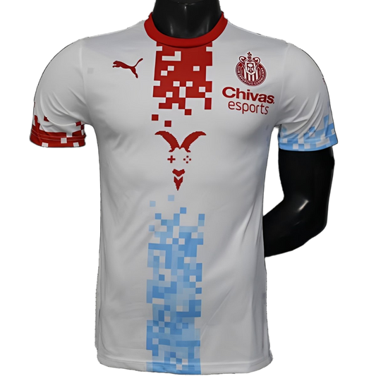 Chivas 2025/26 Third Jersey – Player Version – White