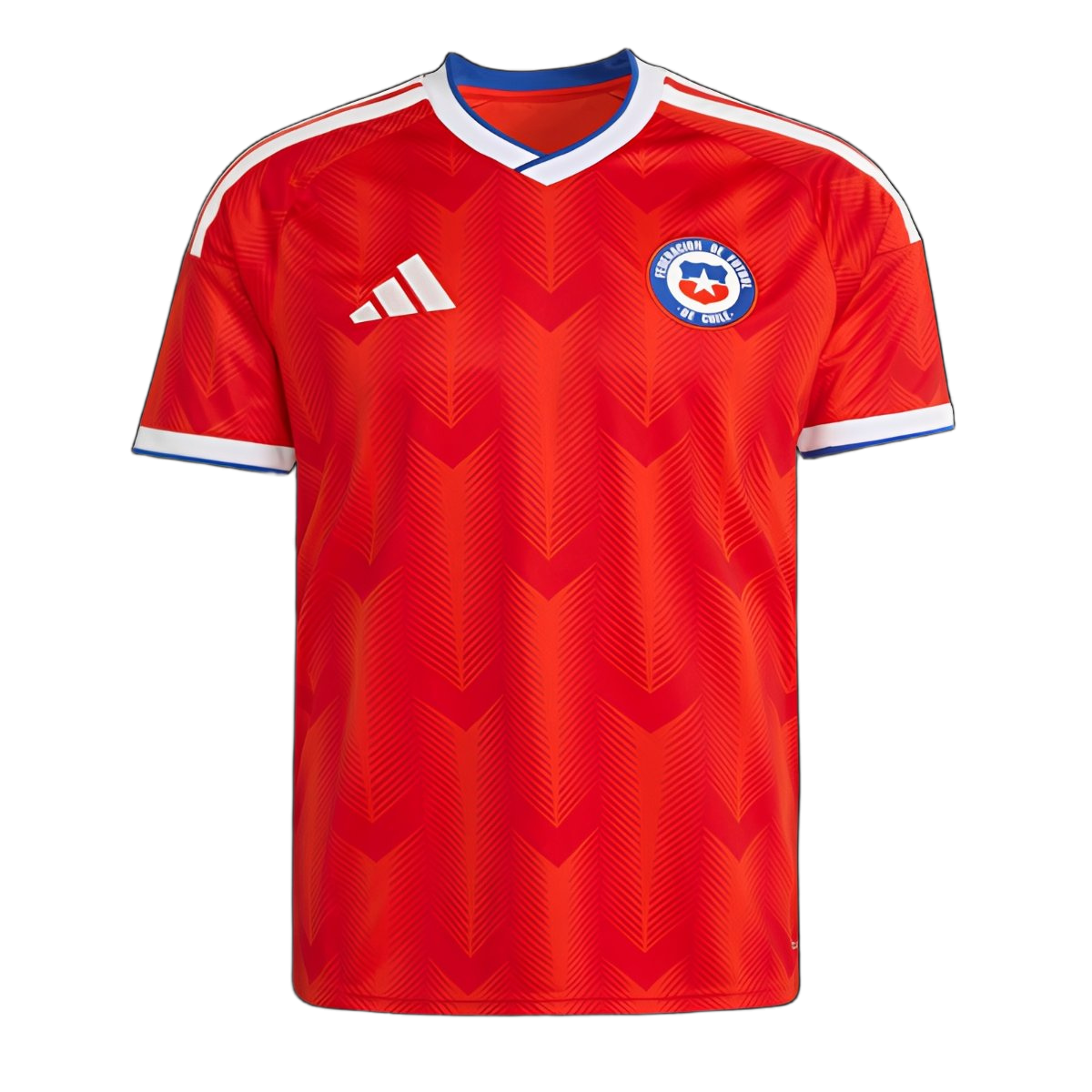 Chile 2026 Home Jersey – Red/Blue Trim