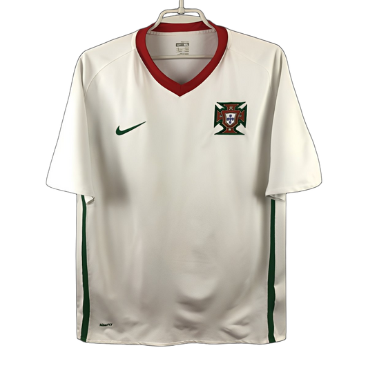 Portugal 2006 Away Jersey – Retro Version – White