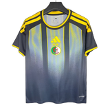 Algeria 2026 Training Jersey – Yellow/Grey – Gradient Stripes