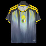 Algeria 2026 Training Jersey – Yellow/Grey – Gradient Stripes