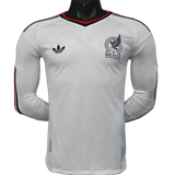 Mexico 2026 Away Jersey – Player Version – Long Sleeve – White