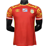 DR Congo Sky 2026 Away Jersey – Player Version – Red/Yellow – Flame