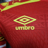 DR Congo Sky 2026 Away Jersey – Player Version – Red/Yellow – Flame
