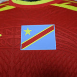 DR Congo Sky 2026 Away Jersey – Player Version – Red/Yellow – Flame