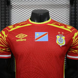 DR Congo Sky 2026 Away Jersey – Player Version – Red/Yellow – Flame