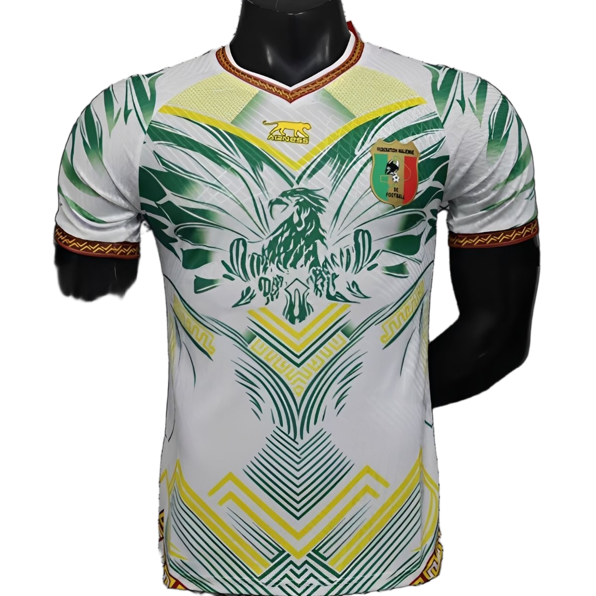 Mali 2026 Away Jersey – Player Version – White – Eagle Pattern