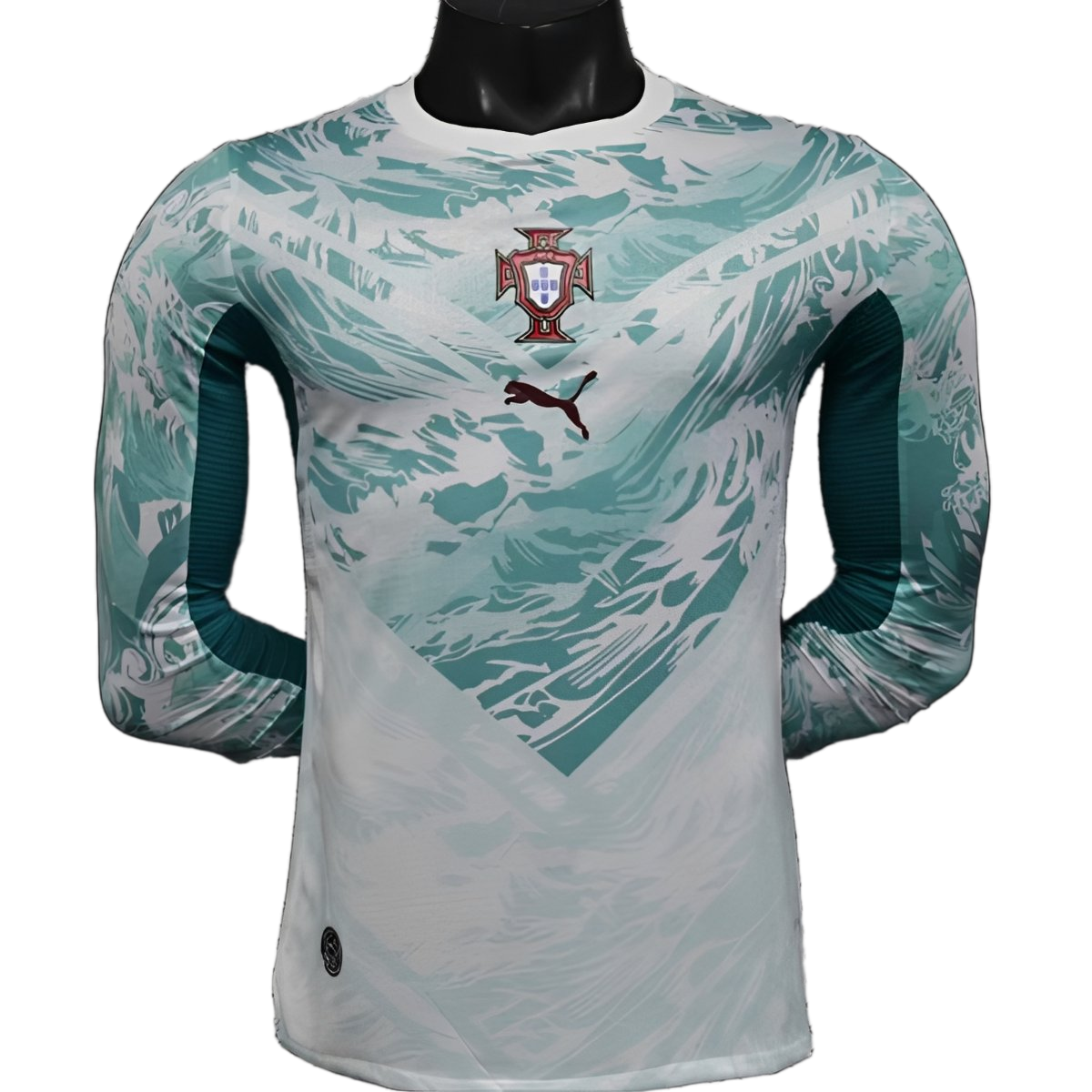 Portugal 2026 Away Jersey – Player Version – Long Sleeve – White