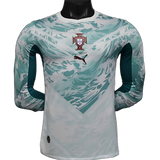 Portugal 2026 Away Jersey – Player Version – Long Sleeve – White