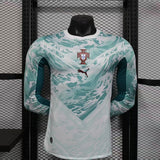 Portugal 2026 Away Jersey – Player Version – Long Sleeve – White