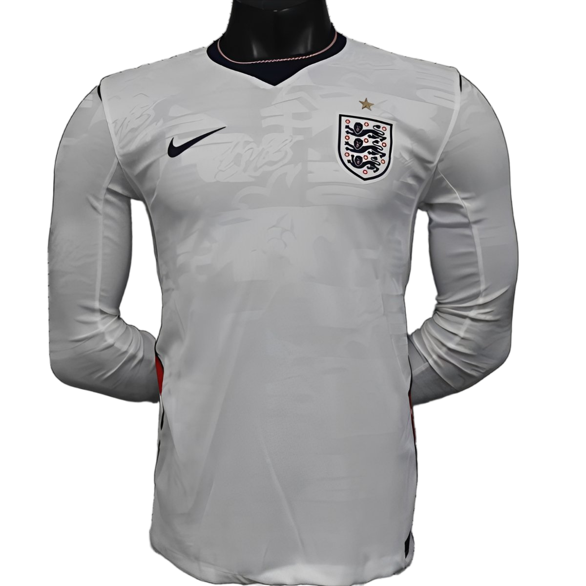 England 2025/26 Home Jersey – Player Version – Long Sleeve