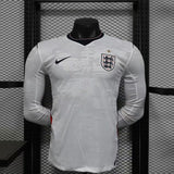 England 2025/26 Home Jersey – Player Version – Long Sleeve