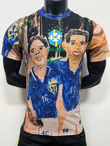 Brazil 2026 Jersey – Player Version – Blue – Marta Mia Hamm Portrait
