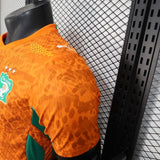 Ivory Coast 2026 Home Jersey – Player Version – Orange Tonal Pattern