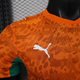 Ivory Coast 2026 Home Jersey – Player Version – Orange Tonal Pattern