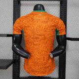 Ivory Coast 2026 Home Jersey – Player Version – Orange Tonal Pattern