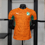 Ivory Coast 2026 Home Jersey – Player Version – Orange Tonal Pattern