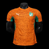 Ivory Coast 2026 Home Jersey – Player Version – Orange Tonal Pattern