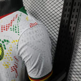 Cameroon 2026 Home Jersey – Player Version – White/Red – Dot Pattern