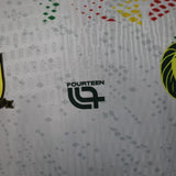 Cameroon 2026 Home Jersey – Player Version – White/Red – Dot Pattern