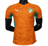 Ivory Coast 2026 Jersey – Player Version – Orange – Leopard Pattern