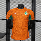 Ivory Coast 2026 Jersey – Player Version – Orange – Leopard Pattern