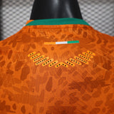 Ivory Coast 2026 Jersey – Player Version – Orange – Leopard Pattern