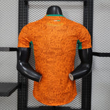 Ivory Coast 2026 Jersey – Player Version – Orange – Leopard Pattern